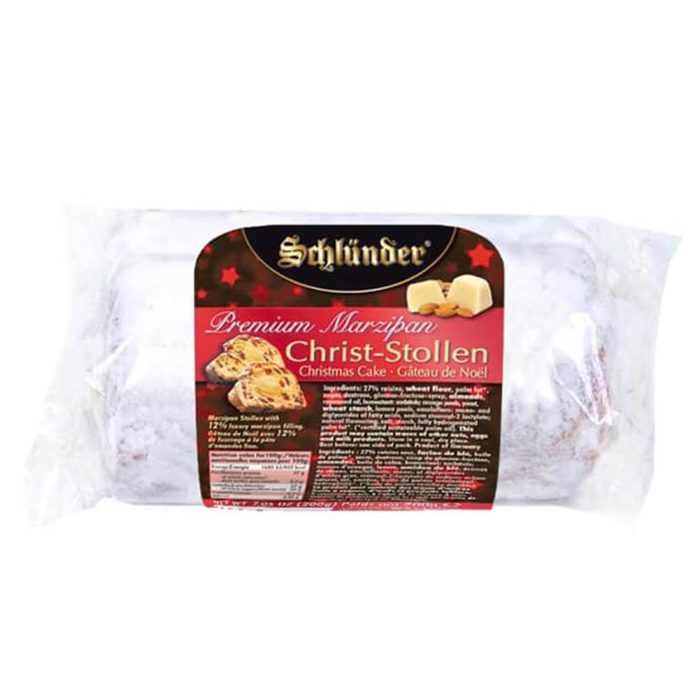 Schlunder Marzipan Christmas Stollen Cake 200g